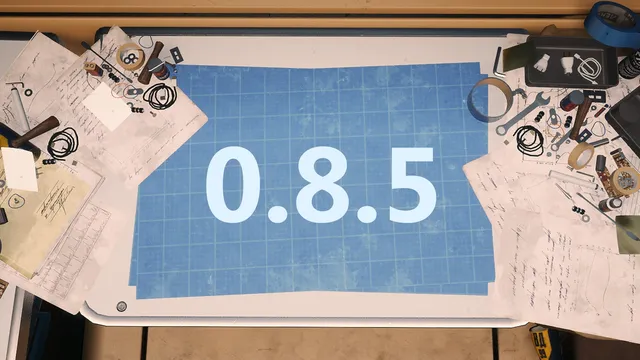 Official Hotfix 0.8.5 announcement artwork